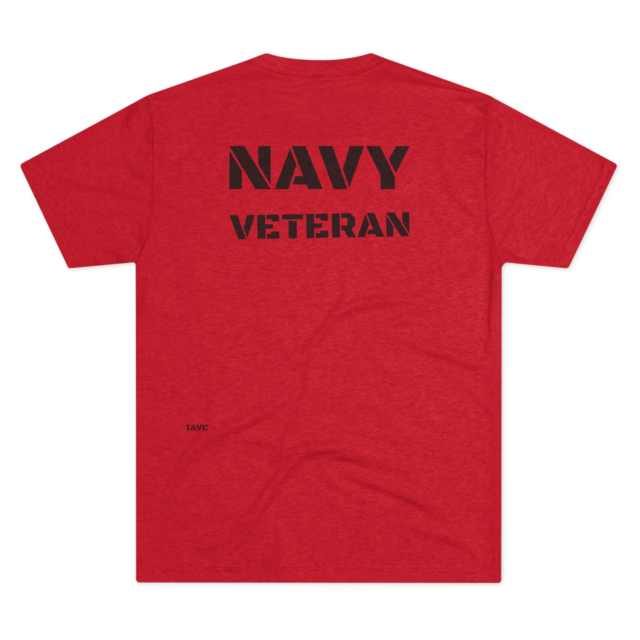 Navy Veteran T‑Shirt — 'SAILOR' TRI BLEND