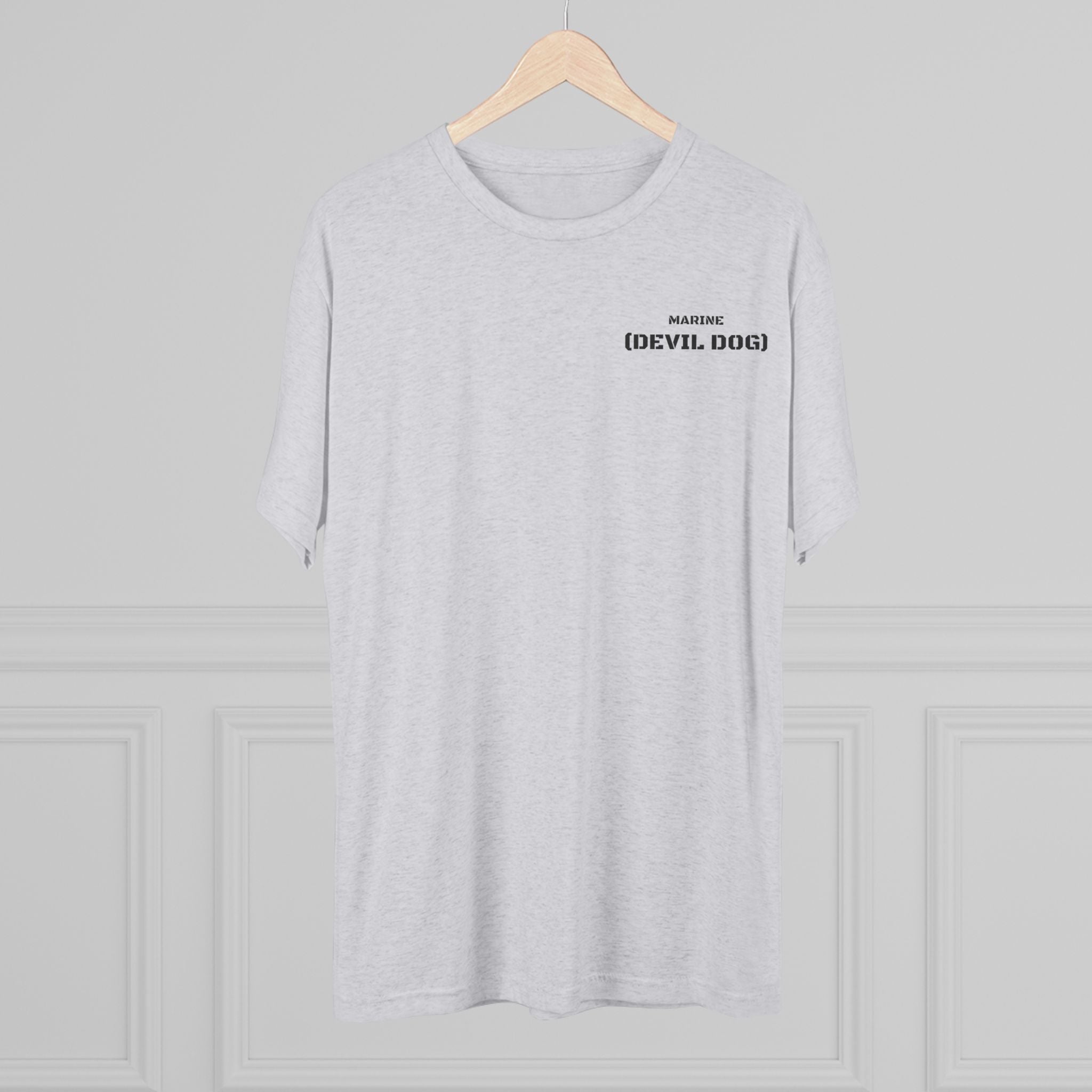 Marine Corps Veteran "Devil Dog"  Tri Blend