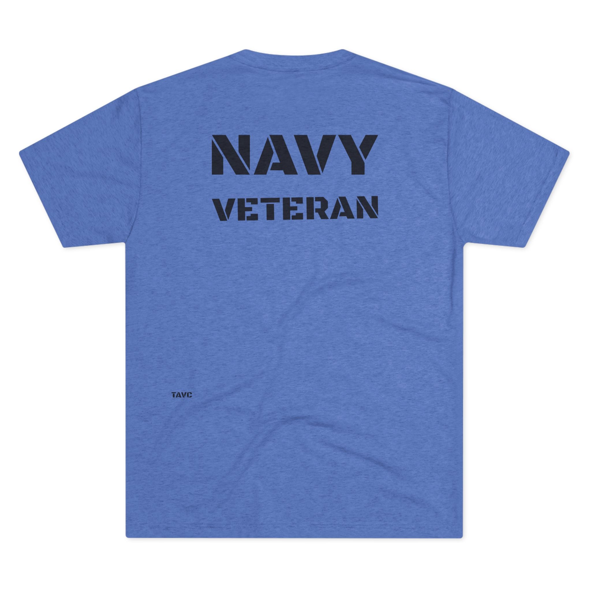 Navy Veteran T‑Shirt — 'SAILOR' TRI BLEND